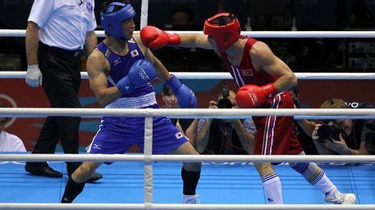 Boksta kask kalktı