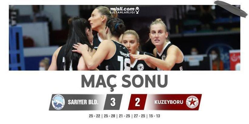 Sarıyer Belediyespor-Kuzeyboru maç sonucu: 3-2