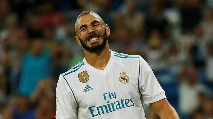 Real Madrid'de Karim Benzema 6 hafta yok