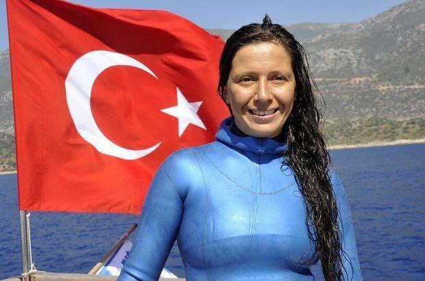 Derya Can, 69 metre inerek Türkiye rekorunu kırdı