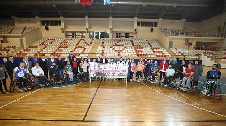 Engelli sporculara moral ziyareti