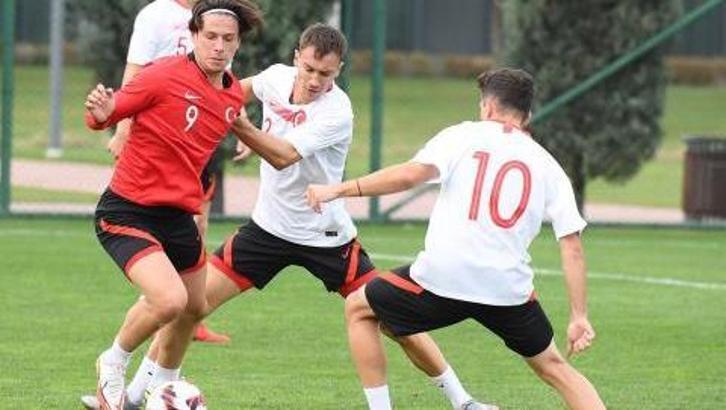 Ümit Milli Futbol Takımı hazırlıklarını sürdürdü