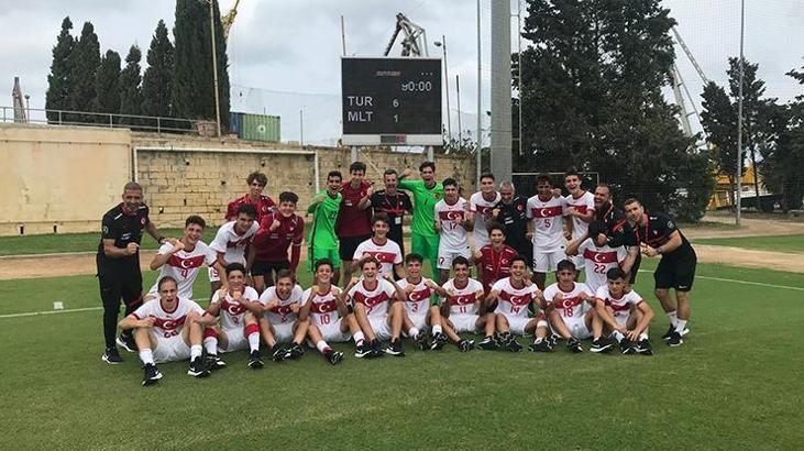 U17 Milli Futbol Takımı, Malta'yı 6-1 yendi