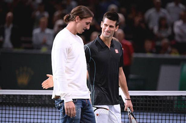 Zlatan Ibrahimovic'ten Novak Djokovic'e övgü