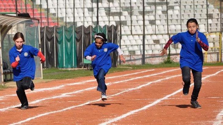 Engelli sporcular, madalya için koştu