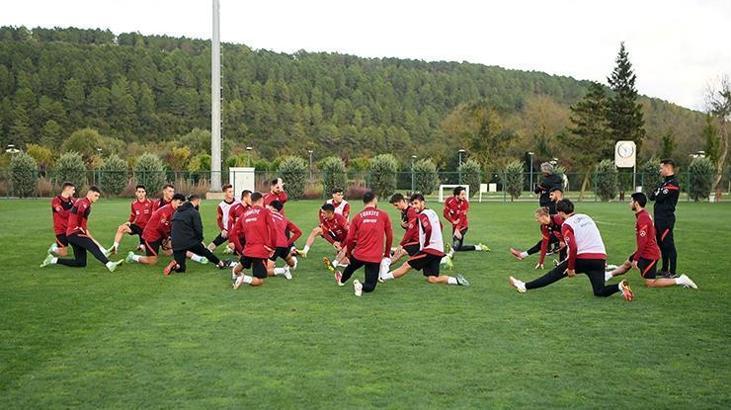Ümit Milli Futbol Takımı, hazırlıklarını sürdürdü