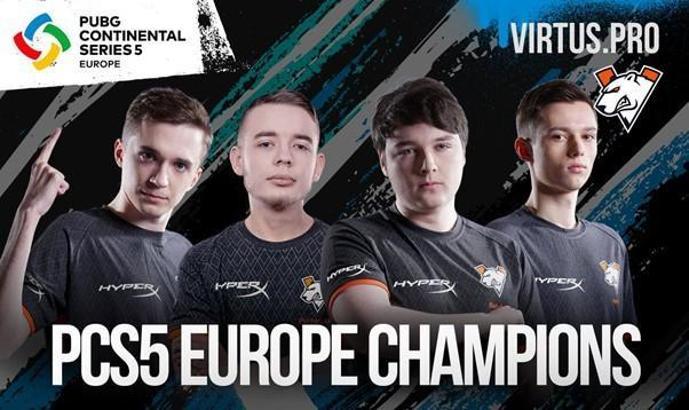 VIRTUS.PRO, PUBG Continental Series 5 Avrupa Büyük Finallerinin kazananı oldu