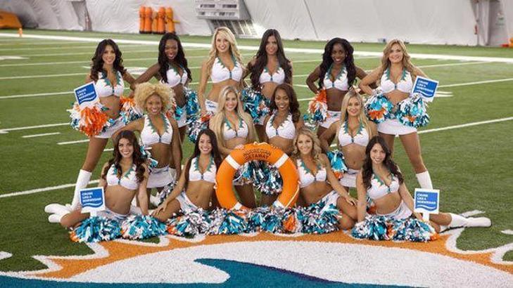 Miami Dolphins kızlarına porno şoku