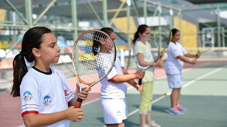 Geleceğin sporcuları yaz okullarında yetişiyor