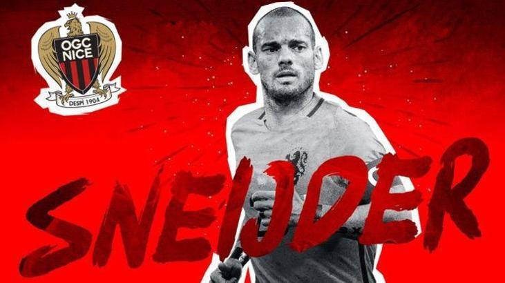 Nice, Wesley Sneijder'i resmen açıkladı