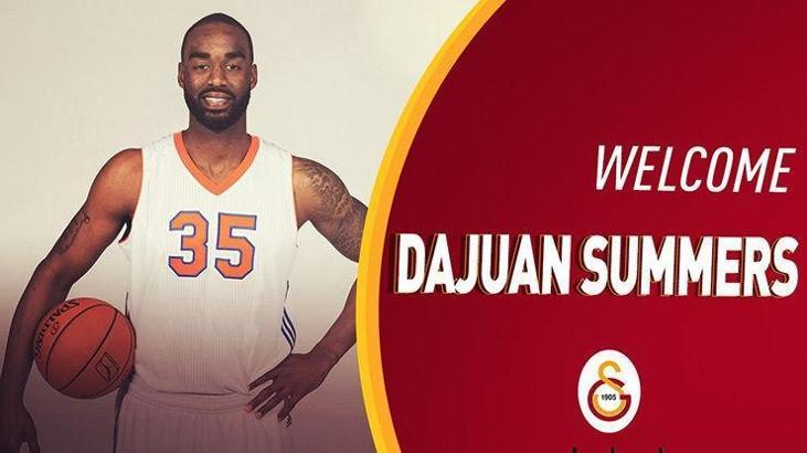 DaJuan Summers resmen Galatasaray Odeabank'ta