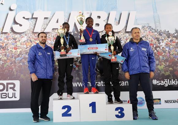 Vodafone 40'ıncı İstanbul Maratonu'nda ödüller verildi