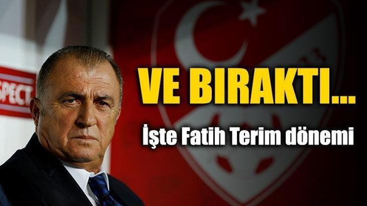 Son dakika: Ve Fatih Terim Milli Takım'ı bıraktı