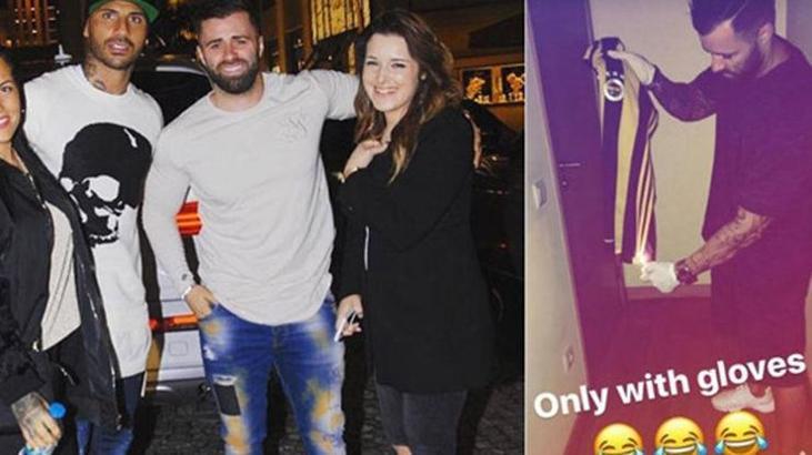 Quaresma'nın arkadaşı Fenerbahçe forması yaktı!