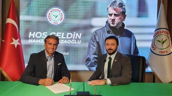 Çaykur Rizespor'da Hamza Hamzaoğlu dönemi resmen başladı