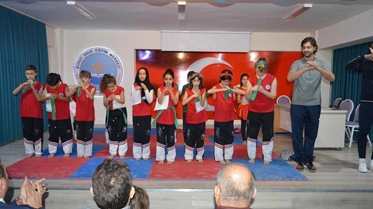 Şuhut'ta wushu kuşak sınavı yapıldı