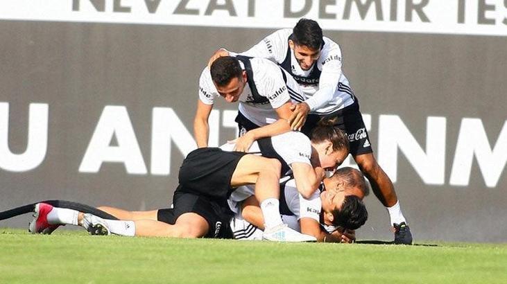 Beşiktaş'tan keyifli idman