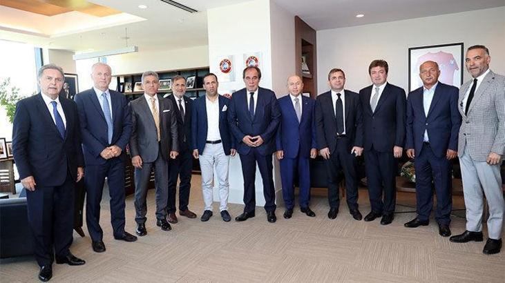Kulüplerden TFF Başkanı Demirören'e ziyaret