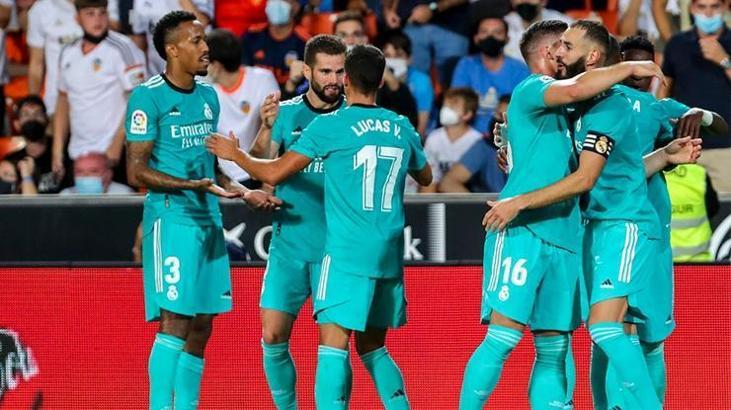 Real Madrid, Valencia'yı geriden gelip yendi