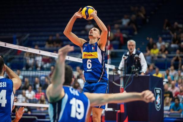 Avrupa Voleybol Şampiyonası'nda Slovenya-İtalya finali