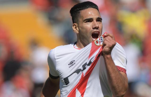 Radamel Falcao, Rayo Vallecano kariyerine golle başladı