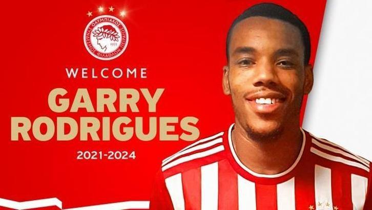 Eski Galatasaraylı ve Fenerbahçeli yıldız Garry Rodrigues Olimpiakos'ta
