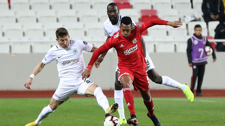 Sivasspor - Konyaspor maç sonucu: 0-0