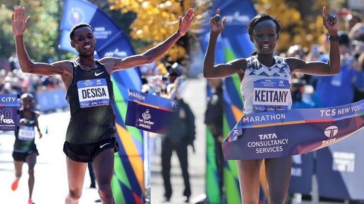 New York Maratonu'nda kazananlar belli oldu