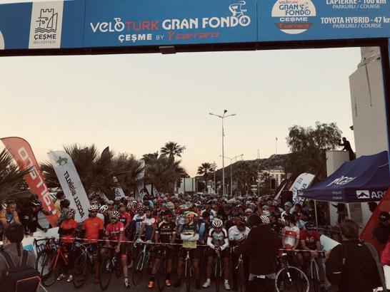 Çeşme, Veloturk Gran Fondo by Carraro'ya üçüncü kez ev sahipliği yaptı