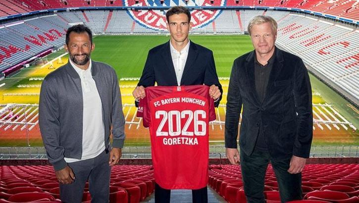 Bayern Münih Leon Goretzka'nın sözleşmesini uzattı