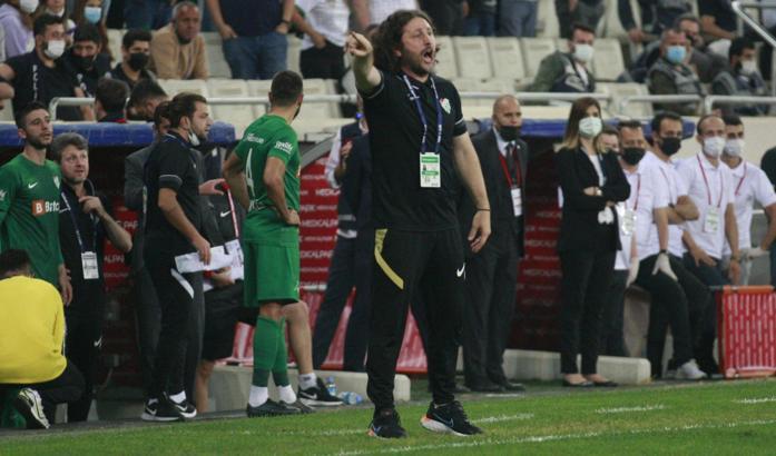 Bursaspor'da Fatih Tekke'den futbolcularına övgü