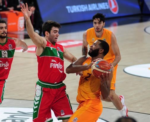 Galatasaray - Pınar Karşıyaka: 81-71