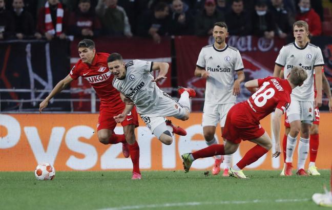 Spartak Moskova-Legia Varşova maç sonucu: 0-1
