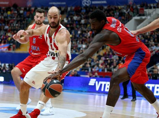 CSKA Moskova, zorlansa da Olympiacos'u geçmeyi başardı: 69-65