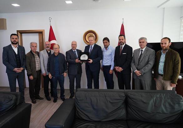 Vali Yücel Yavuz'dan Trabzonspor'a veda ziyareti