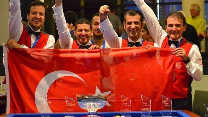 BBSK Bilardo Takımı Avrupa Şampiyonu oldu..