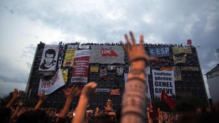 Sporculardan Gezi Parkı desteği