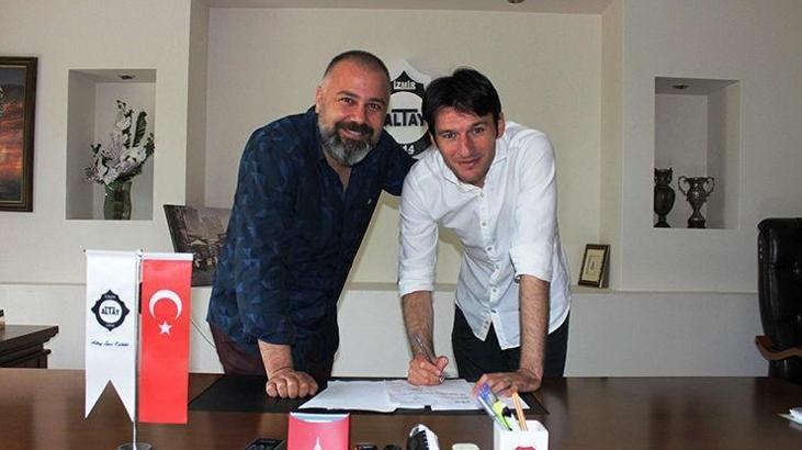 Altay'da ilk imza İbrahim Akın'dan