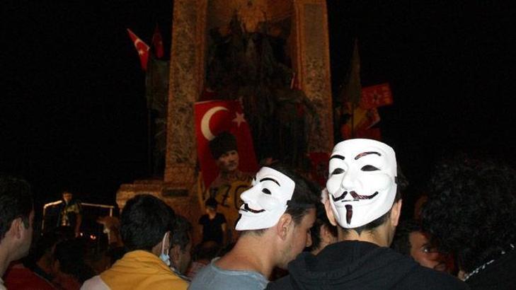 Gezi Parkı'na sporculardan destek
