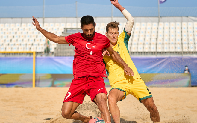 Plaj Futbolu Milli Takımı, Litvanya'ya 3-0 yenildi