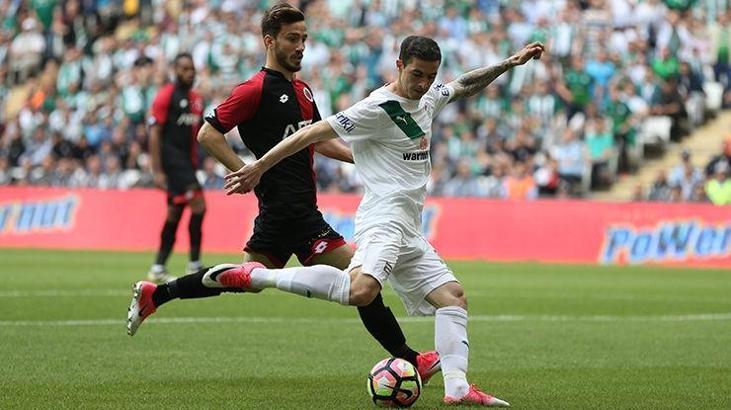 Bursaspor - Gençlerbirliği maç sonucu: 1-2