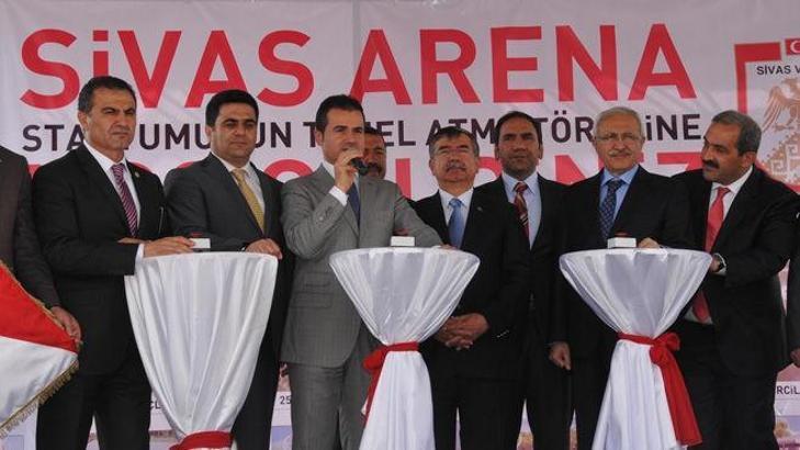 Sivas Arena'nın temeli atıldı