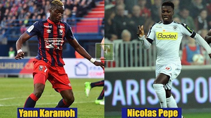 Fenerbahçe'de hedef Nicolas Pepe ve Yann Karamoh!