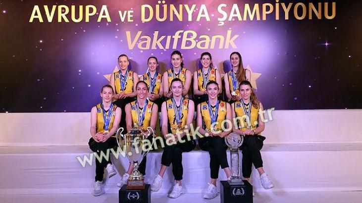 Dünya şampiyonu VakıfBank, basınla buluştu