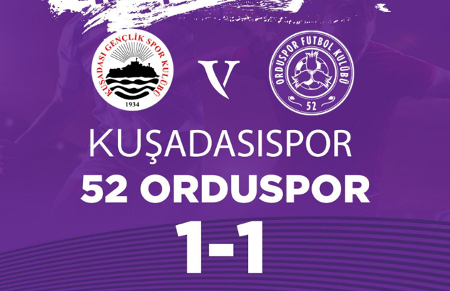 Kuşadasıspor, TFF 3. Lig 2. Grup'ta sezona puanla başladı