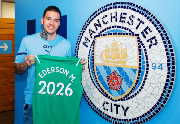 Ederson, 2026 yılına kadar Manchester City'de!