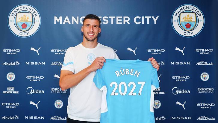 Manchester City'den Ruben Dias'a yeni sözleşme
