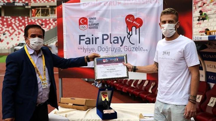 Pedro Henrique, TMOK Fair-Play ödülüne layık görüldü