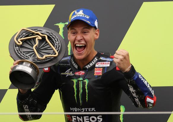 MotoGP Büyük Britanya Grand Prix'sinde zafer Fabio Quartararo'nun