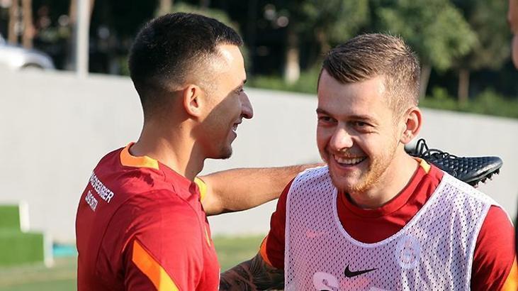 Galatasaray'ın yeni transferi Morutan ilk antrenmanına katıldı